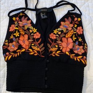 Floral Crop top ! Very cute !